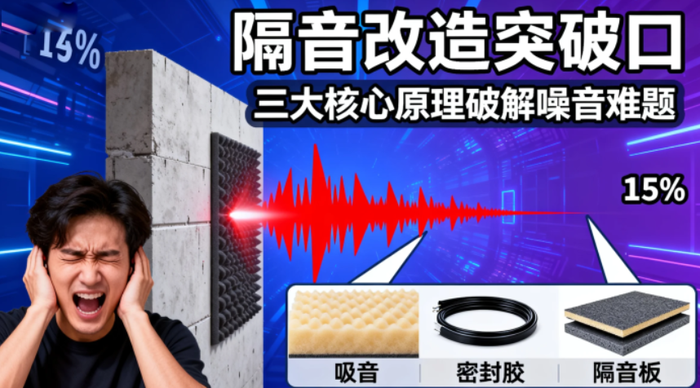 邻居噪音、隔音改造、楼上噪音、隔音原理、家居降噪、噪音解决方案、安静生活、声学设计